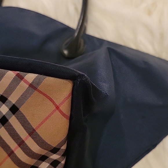 BURBERRY Blue Label Navy Tote w/Dust Bag - Picture 6 of 16